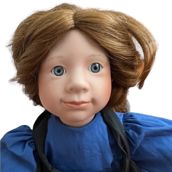 Amish Blessing Rebecca Porcelain Doll By Julie Good-Kruger‎ 10” Vtg 1990 - Picture 2 of 8